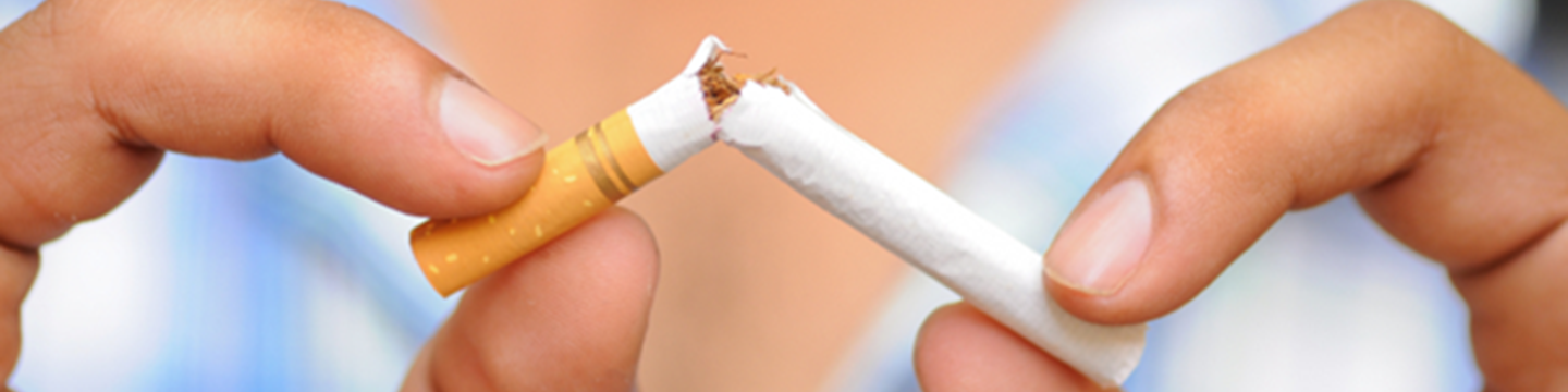 Breken Van Sigaret Stoppen Met Roken