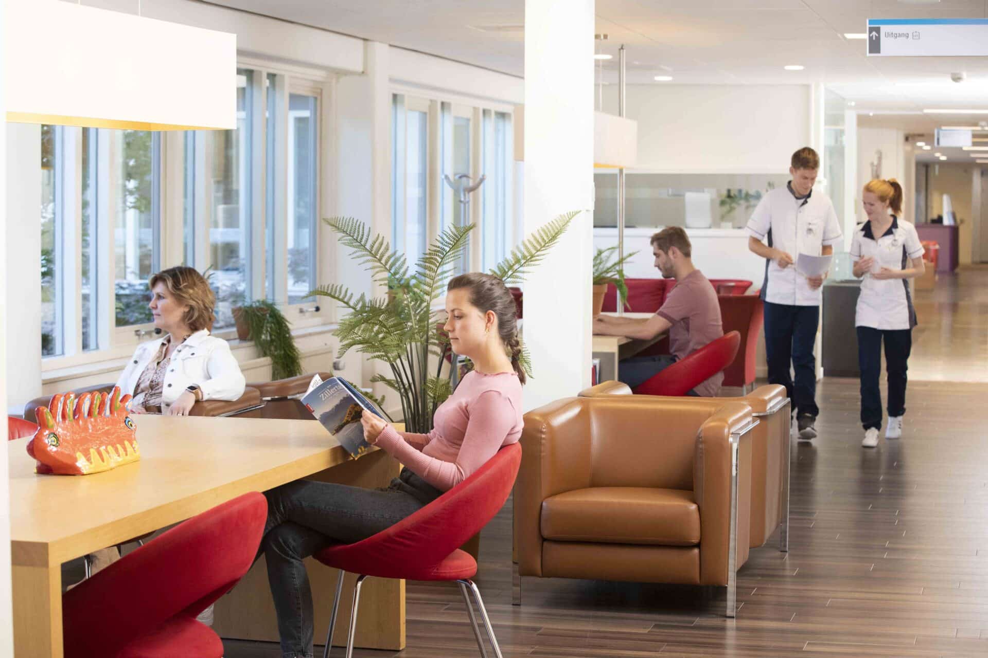 Wachtruimte Instituut Verbeeten locatie Tilburg