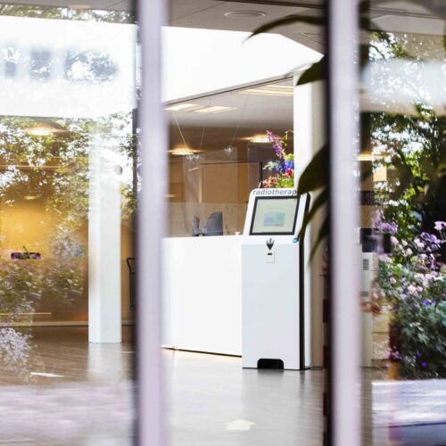 Aanmeldzuil Radiotherapie Instituut Verbeeten locatie Tilburg