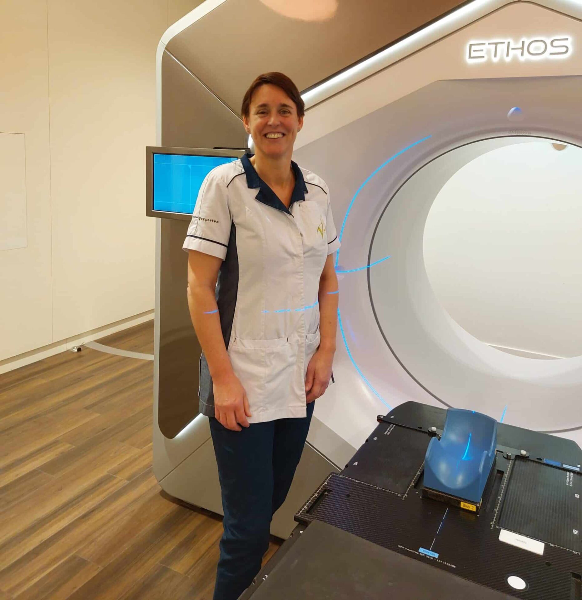 Petra, radiotherapeutisch laborant bij Instituut Verbeeten