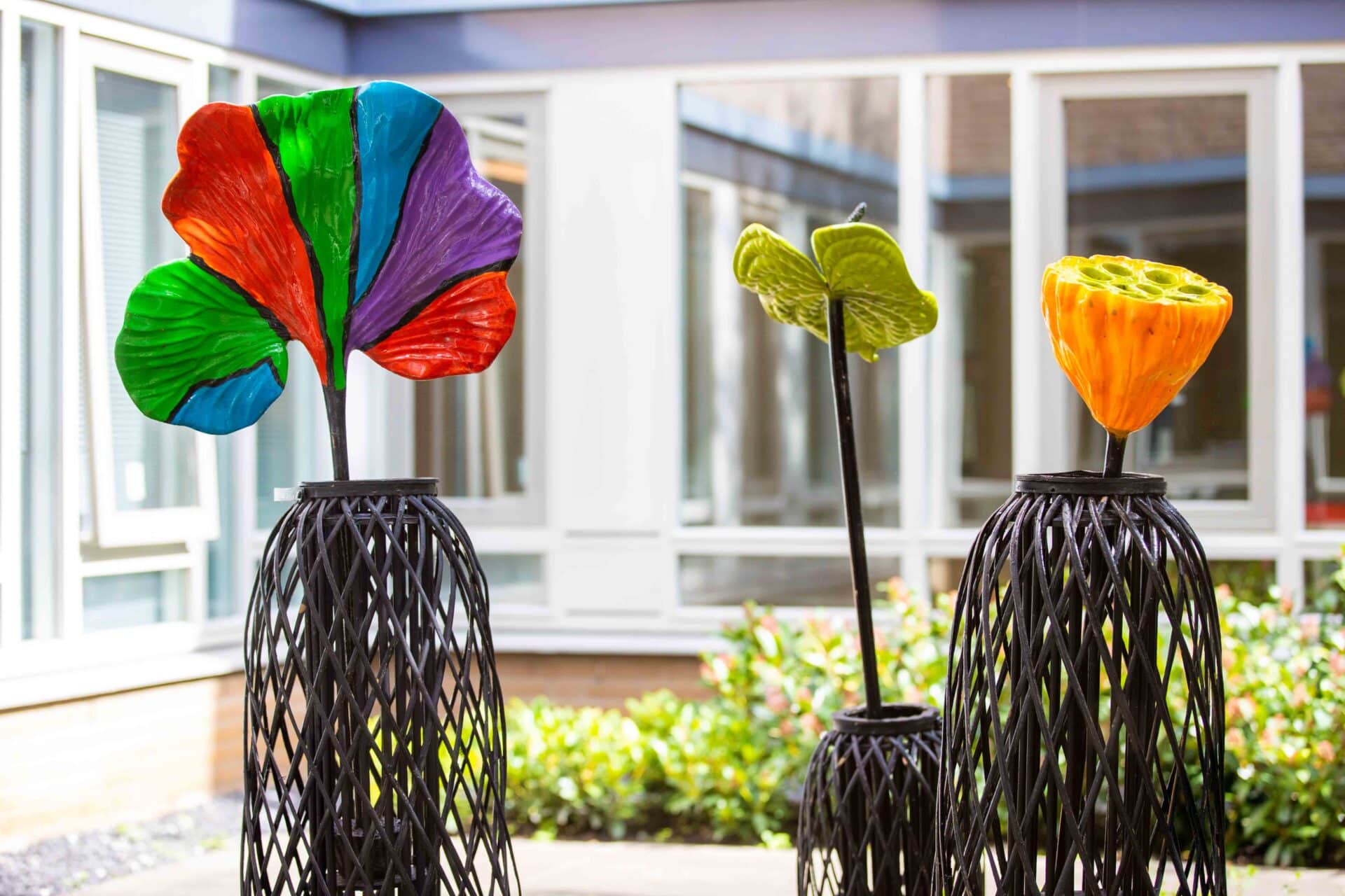 Binnentuin Instituut Verbeeten locatie Tilburg